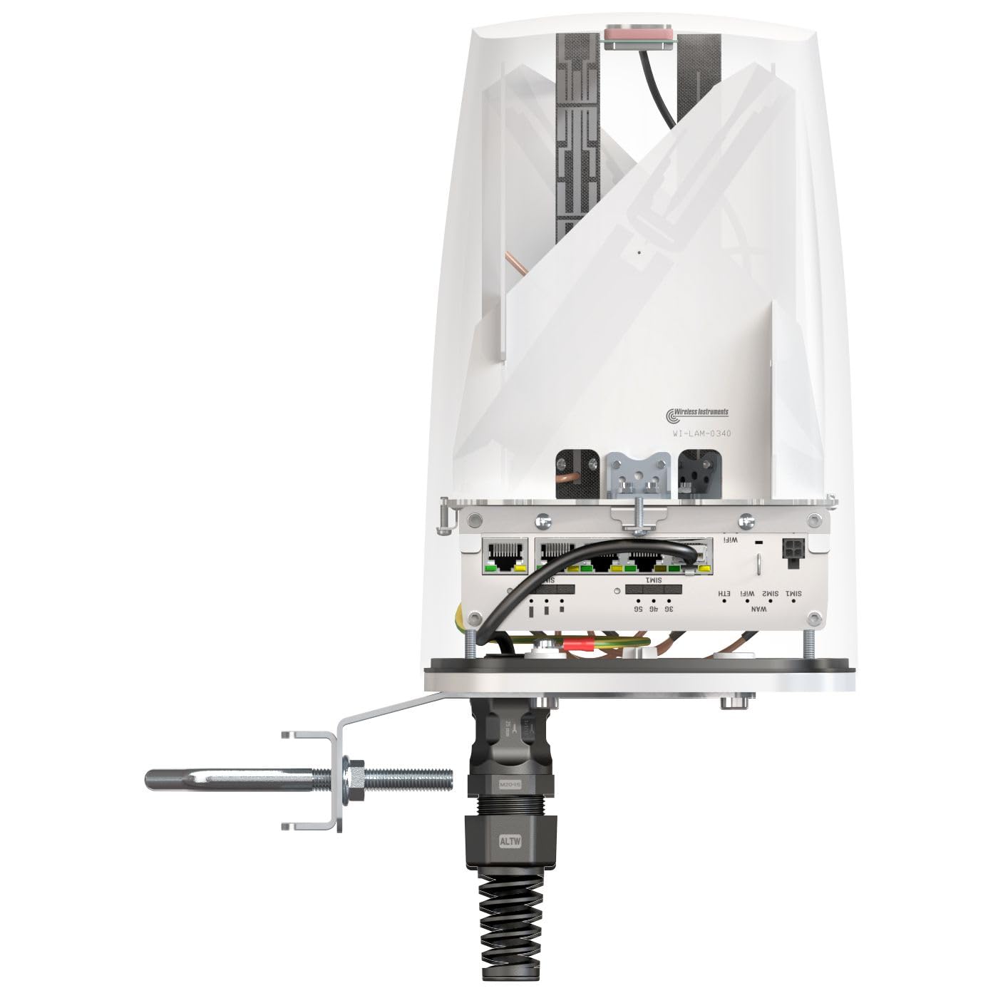 Ax50s Antenna Di Rete Antenna Omnidirezionale Poe/lan 4,5 Dbi (quspot For Rutx50)