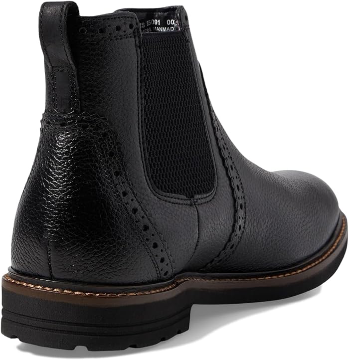 Мужские ботинки Nunn Bush Otis 2.0 Chelsea Fashion Leather, цвет: Чёрный — фото 4