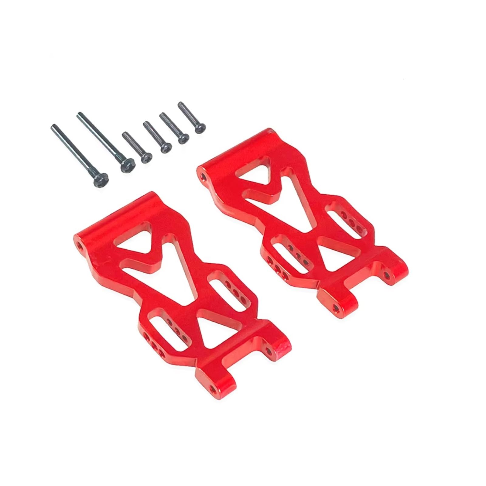 RC Car Accessories for SCY 16101 16102Pro 16103 Aluminum Alloy Suspension Arm Rear Lower Sway ArmsUpgrade RC Car Metal Parts Accessories Replacement(Red)