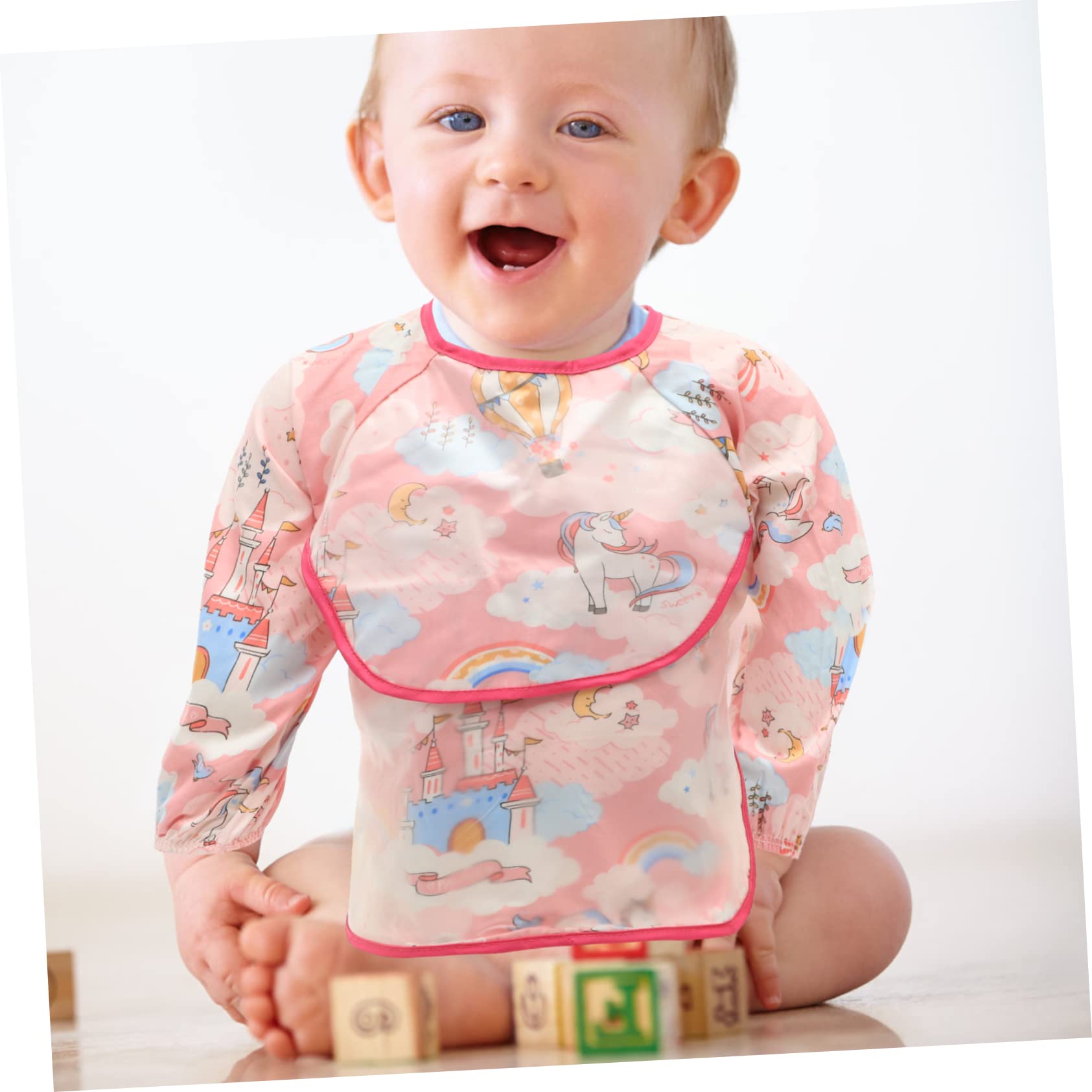 ibasenice tute per bambini bavaglini per i più piccoli bavaglini in cotone bavaglini sbavati abbigliamento clothes bavaglino impermeabile per bambini comodo bavaglino rosa
