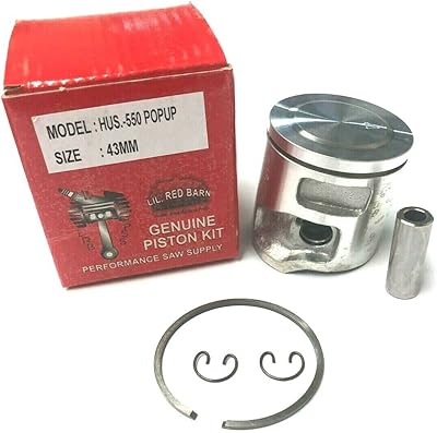 Pop Up Piston Compatible With Husqvarna 550,545 43mm Replaces #577047002 Extra Compression And Power. Two Day Standard Shipping To All 50 States!