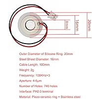 Vista 4 de 4Pcs USB Humidifieration Atomization Disc Micro Interface Atomization Drive Circuit Board DC 5V for DIY Home
