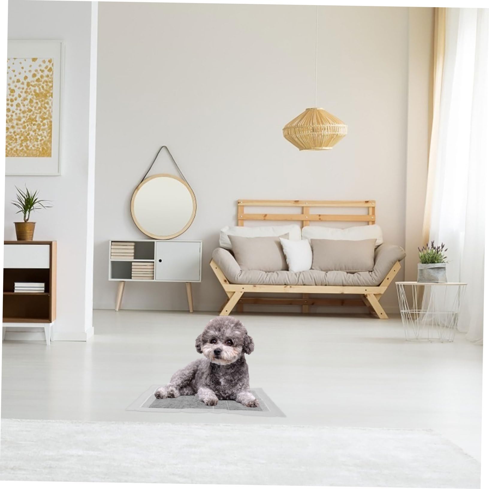 TOYANDONA 100stücke Welpenunterlagen Hunde-PIPI-unterlage Einweg-welpen-Pads Saugfähig Für Kleine Haustiere Tragbare Lösung Für Käfige Und Haushalte Mit Mehreren Tieren Hilft Beim Training h