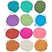 Maddie Rae's Slime Pearl Pigment Powder XL 28g (1oz) Packs- 12 Mica Powder Colors- Great for Slime, Soap Making, Candle Making, Bath Bomb Dye Colorant, DIY Arts & Crafts Projects, Summer Camp Activity