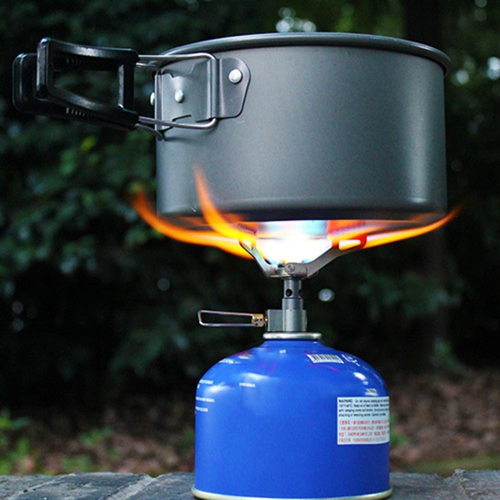 BRS-3000T Réchaud de randonnée portable ultra léger pour pique-nique, cuisinière à gaz en titane, brûleur à gaz de camping