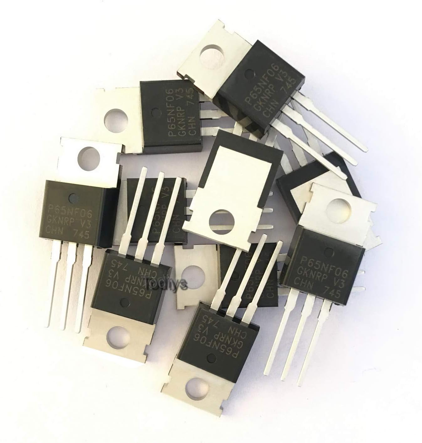 New 10Pcs for 65NF06 STP65NF06 DOP50N06P 60V 60A TO-220 Power Mosfet P65NF06