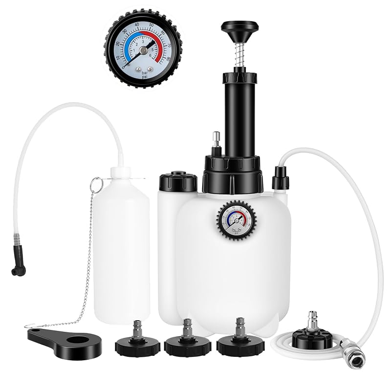 Kit de Sangria de Freios com Bomba de Pressão de 11,4 L e 4 Adaptadores Langawaser