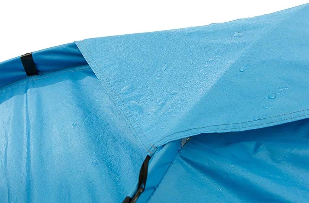 Dwuosobowy namiot kopułowy namiot turystyczny, przestronny, lekki przenośny namiot z plecakiem na zewnątrz na kemping / wędrówki wędkowanie, niebieski