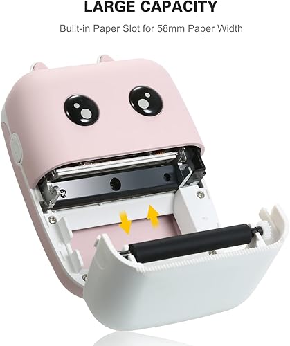 Miniatura 3 de Mini impresora mini impresora térmica inalámbrica de fotos mini impresora portátil de 200 ppp para Android iOS impresora de fotos portátil para