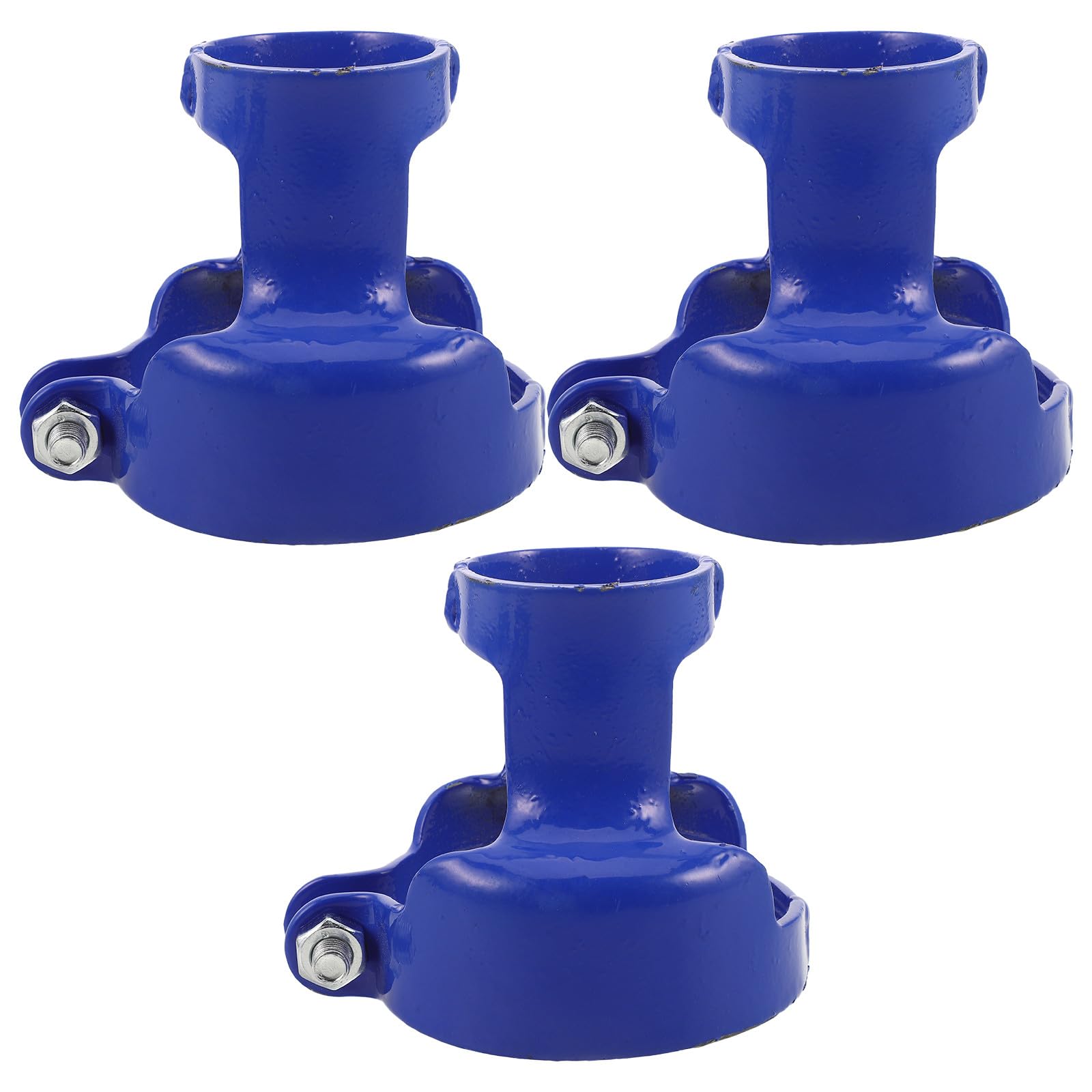 Bouchon de Sécurité Fixe pour Cylindre en Acier, 3 Pièces Bleu