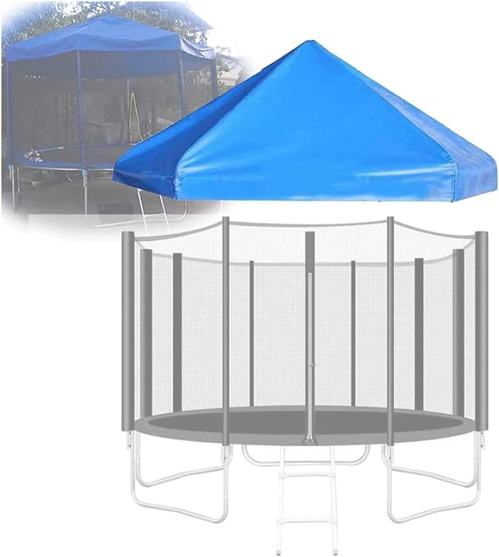 Trampoline Canopy with Frame for Sun and Rain and Snow, Backyard Outdoor Trampoline Tent for Shade, Frame Included(6FT)