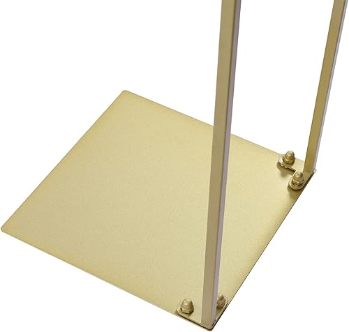 Miniatura 5 de Soporte de arco de boda de 3.9 x 3.3 pies con bases, soporte cuadrado de metal para arco de boda con bases, para decoración de bodas, fiestas,