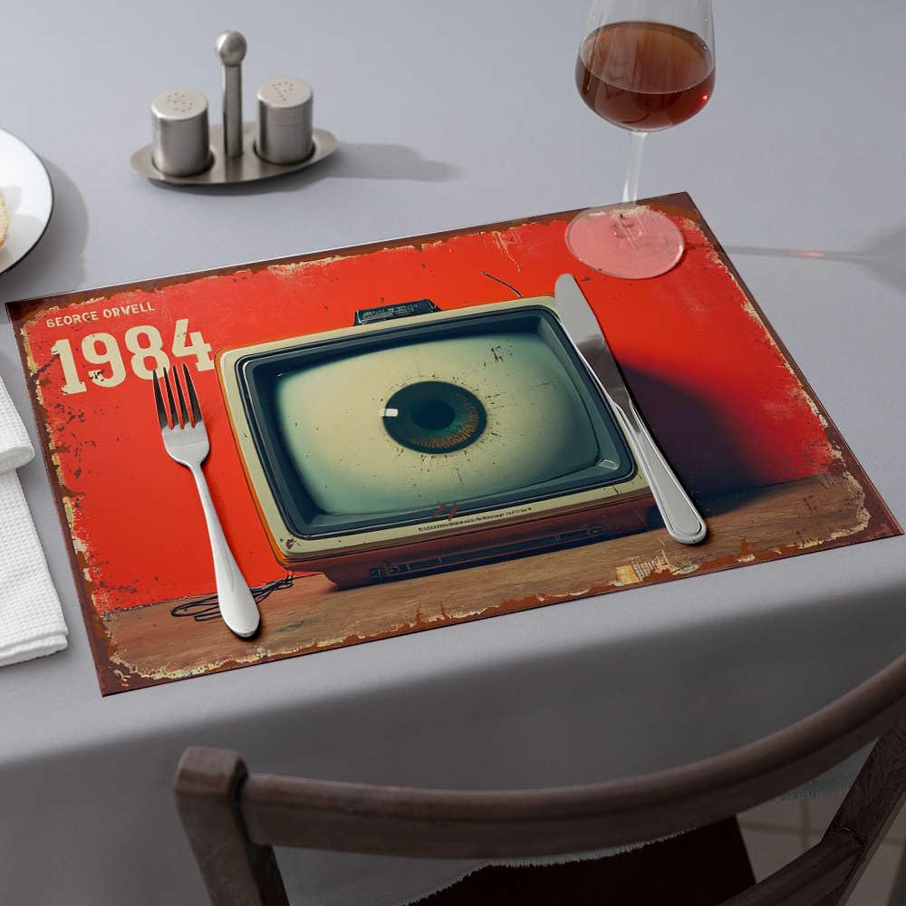 Sets de table de printemps George Orwell pour repas en famille et décoration de ferme