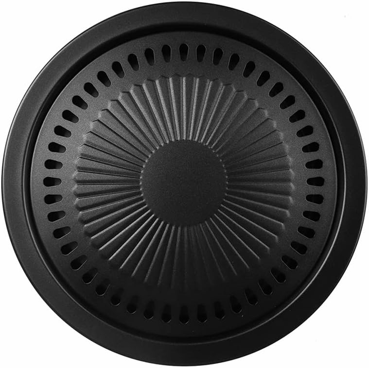 Korean Nonstick BBQ Grill Pan for Stovetop, Barbecue Portable Hot Plate
