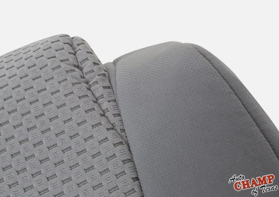 Compatible with 2008-2011 Toyota Tundra - Driver Side Bottom Cloth Seat Cover, Graphite Gray