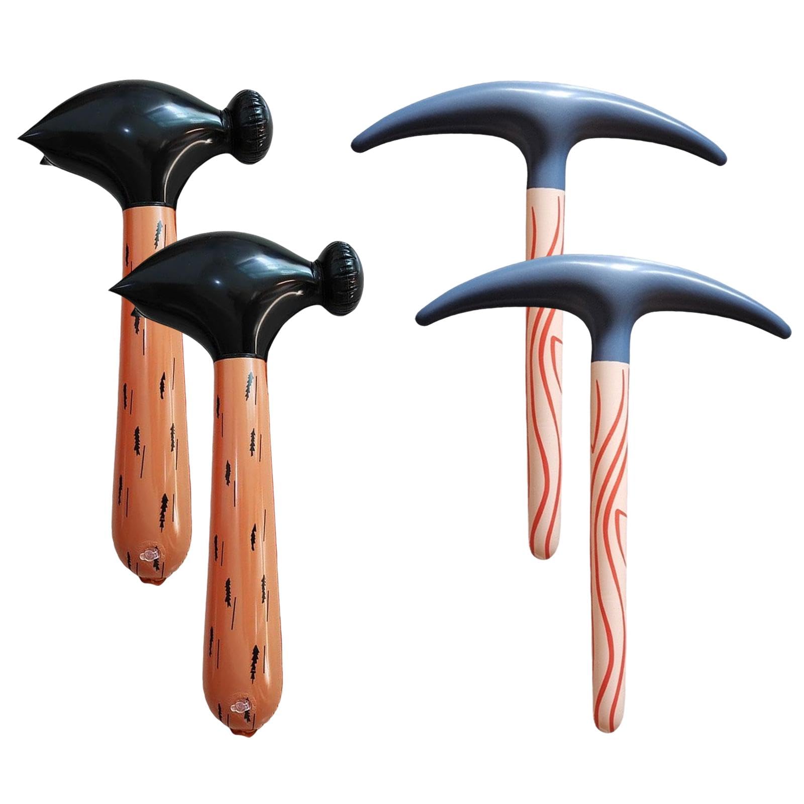 GDFHBD 2 Inflatable Manuscripts And 2 Inflatable Hammers, Creative And Fun Toys, Party Supplies, Role-Playing Props.