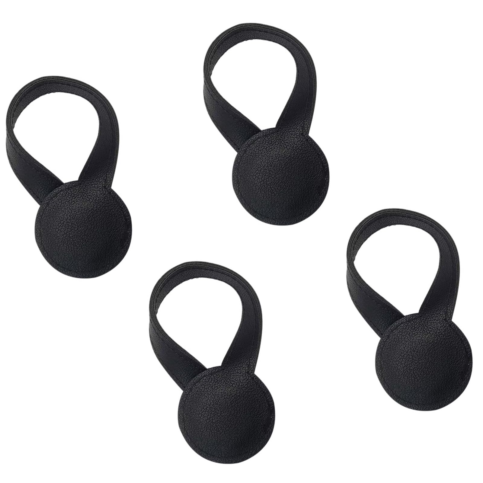 Of 4 Practical Clips for Towels and Pants PU Materials Bathroom Bedroom Storage Supplies Waterproof Hooks