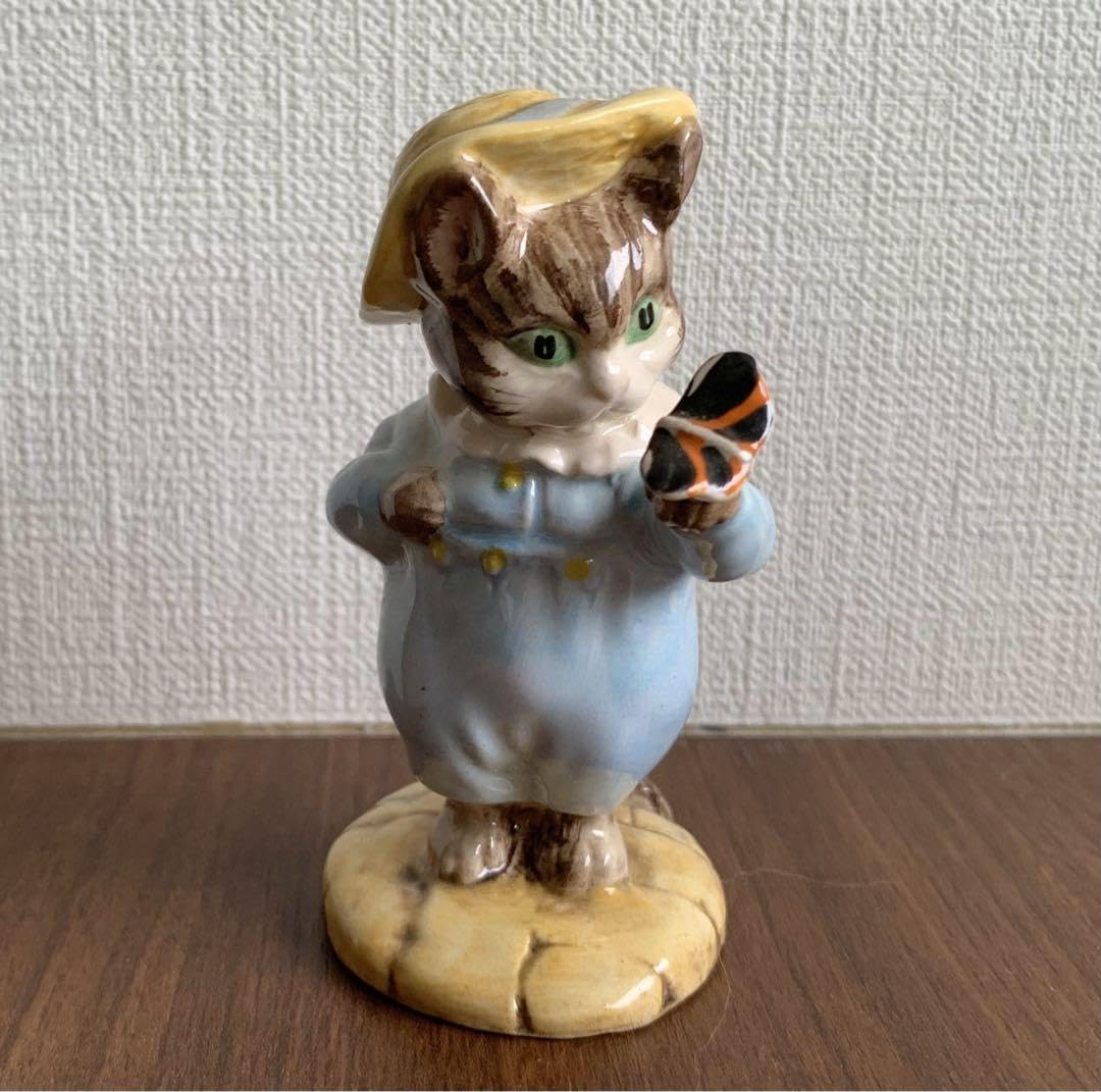 こねこのトムとちょうちょ フィギュリン ピーターラビット 置物 【公式