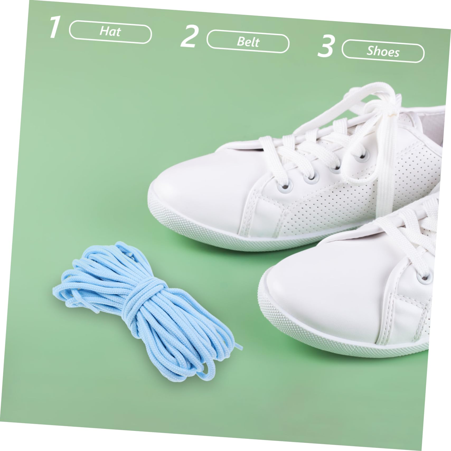 VILLCASE Runde Schnürsenkel aus Polyester 60 Paar für Turnschuhe, 12 Farben | Vielseitig für Schuhe und Hüte, Strapazierfähig und Rund, Geeignet für Freizeit und Bastelarbeiten