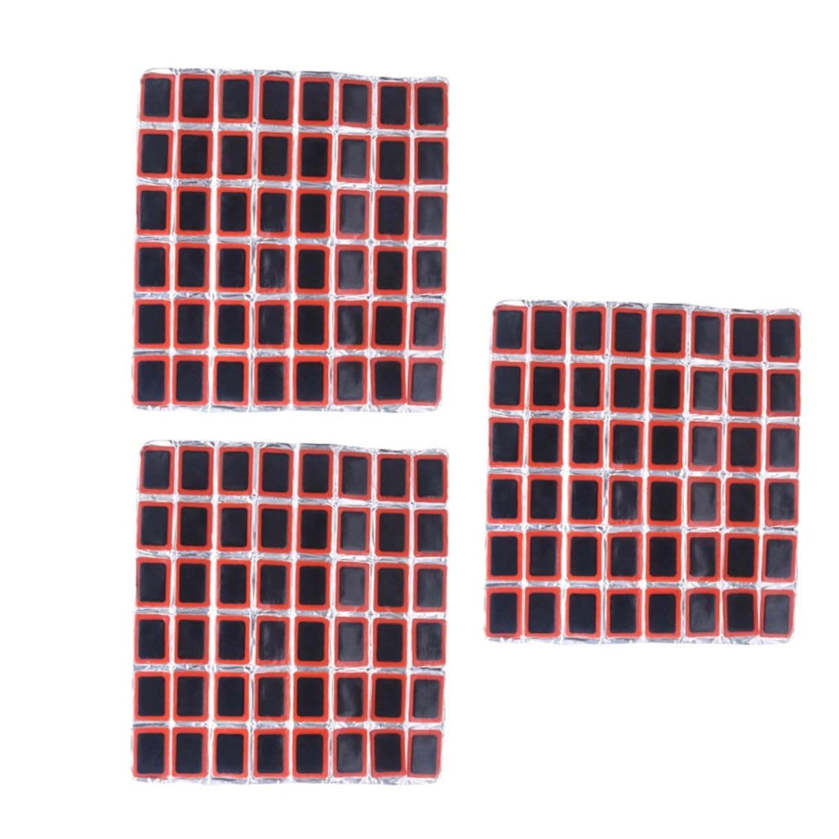 SUPVOX 3sheets Rubber Tire Patch Kit Puncture Repair for Bikes Repair for Inner Tubes and Air Mattresses Easy to Use Portable