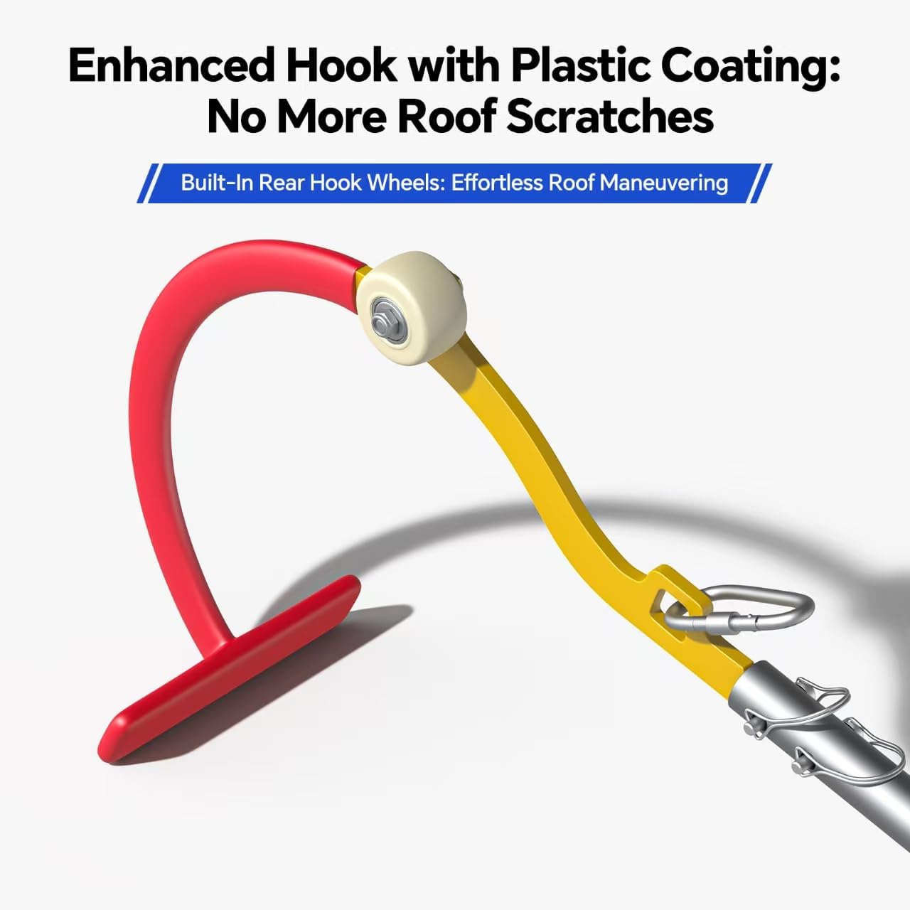 Echo Ridge 18 Foot Steep Assist Roof Ladder Compact with 10M Rope & Storage Bag - Pitch Hopper Roofing Wedge for Roof Climbing （One Pack）