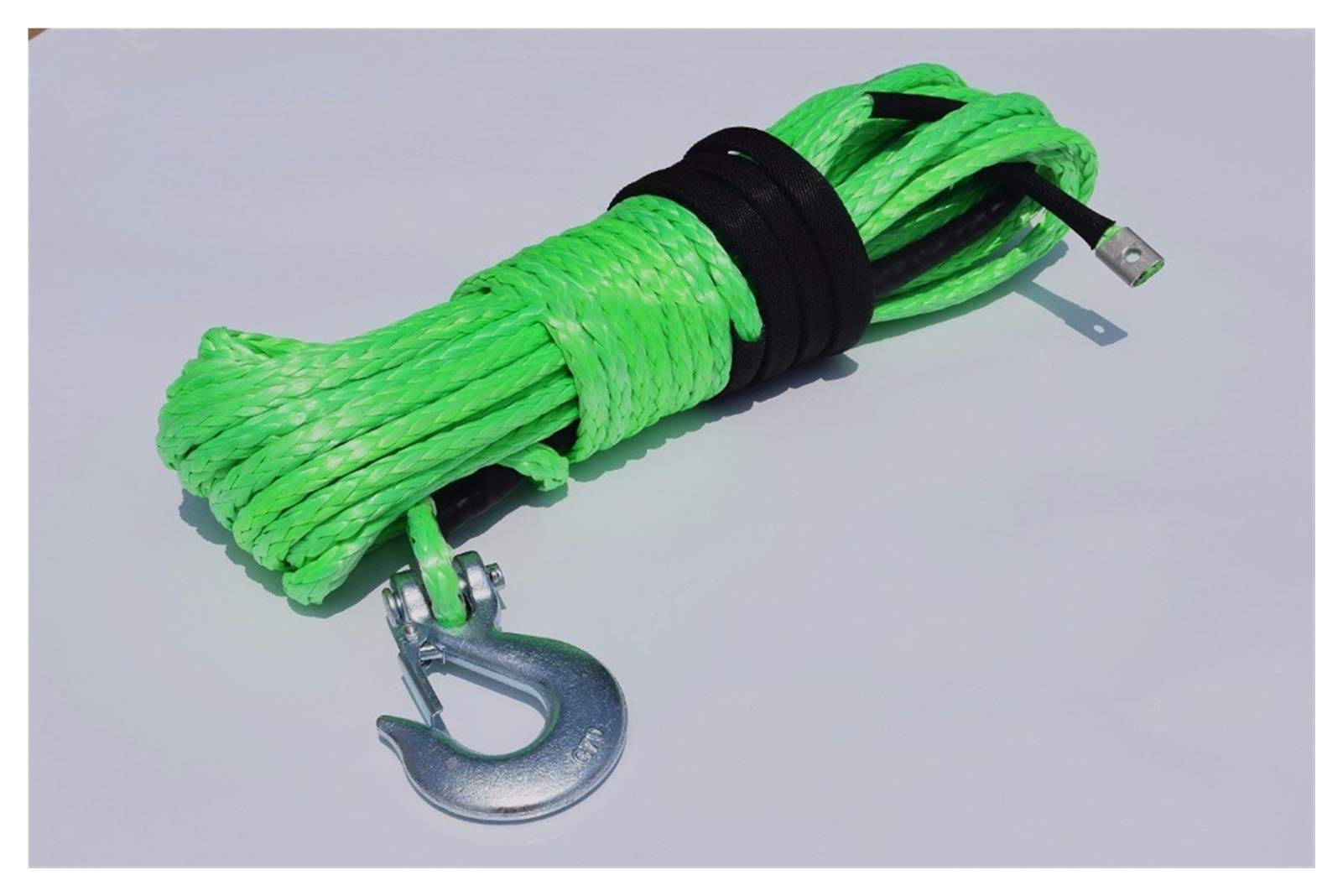 Syntetyczna lina wyciągarki, Green 10mm * 30 syntetyczny kabel winch, liny holownicze, liny wciągarki Kevlar dla akcesoriów drogowych do pojazdów terenowych 4WD ATV UTV