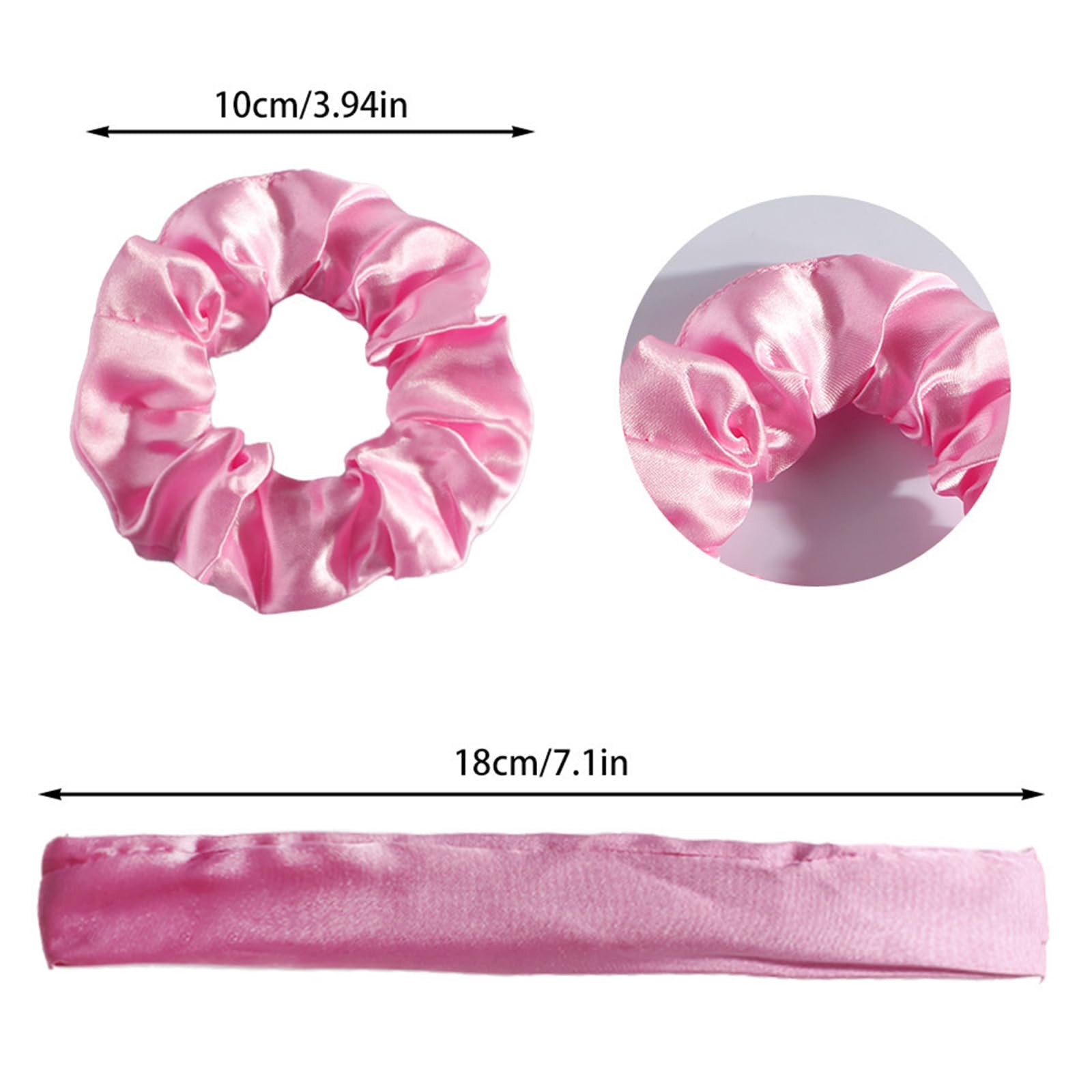 JSTHHTT 32 Pieces Satin Scrunchies for Women - Softer Than Silk Hair Bands and Ponytail Holders - Elastic Extension Hair Accessories - Image 2