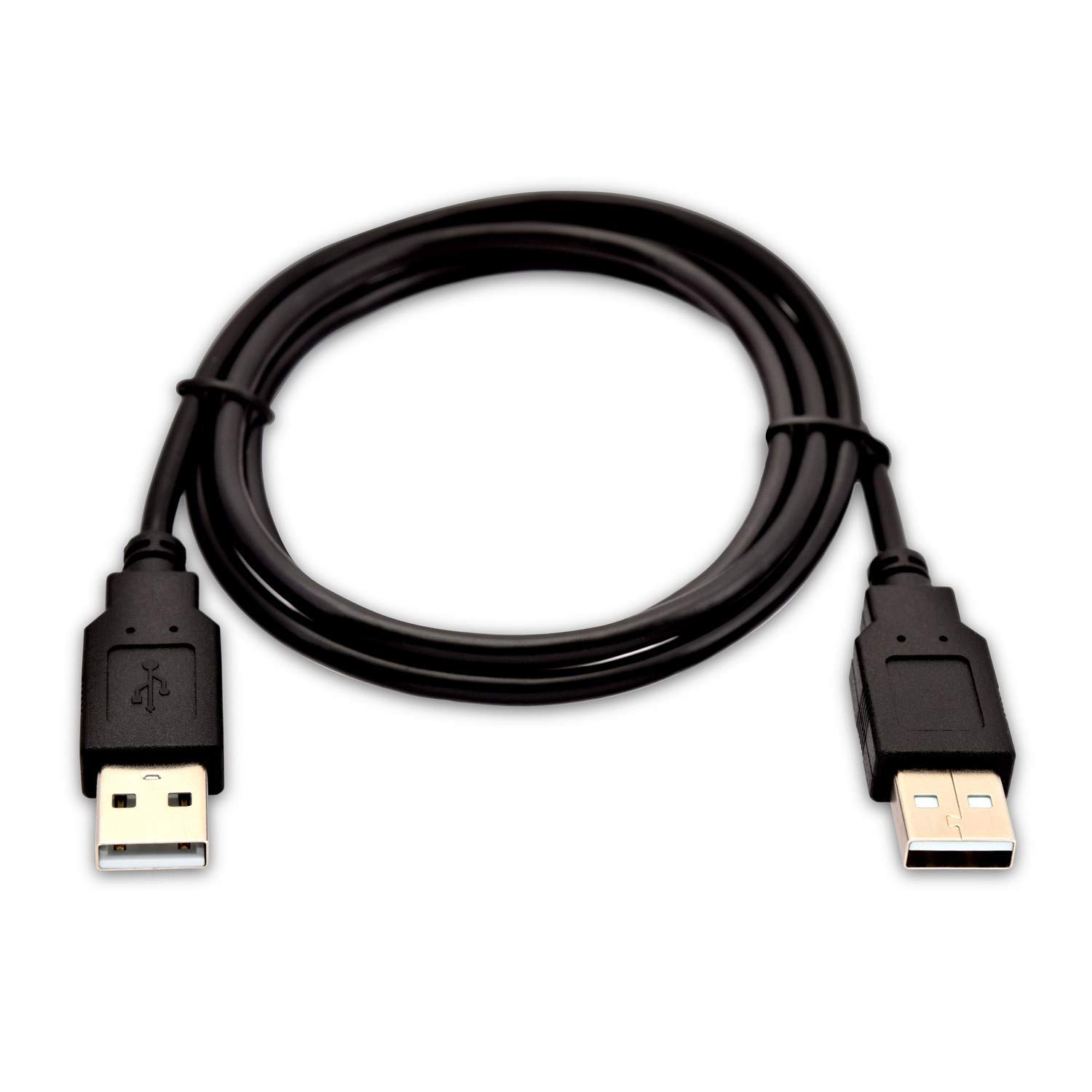 V7 USB-​A (macho) a USB-​A (macho) de 1 m - Color negro - Cable USB (1 m, USB A, USB A, 1.0, 480 Mbit/​s, Negro)