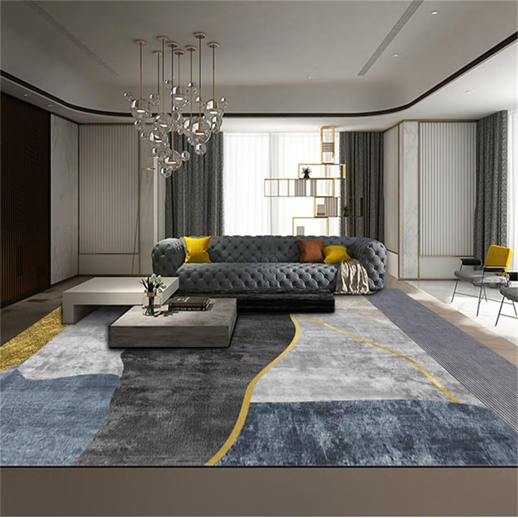 DJHWWD Grey Lounge Rug Balcony Rectangular Carpet, Bedroom, Study Carpet, Washable Aesthetic Rug Childrens Rugs For Bedroom 60X90Cm 1Ft 11.6''X2Ft 11.4''