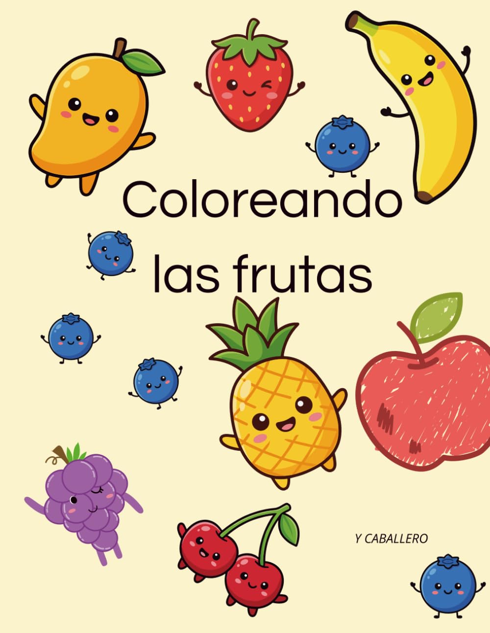 Coloreando las frutas: Aprende y colorea frutas – Libro infantil