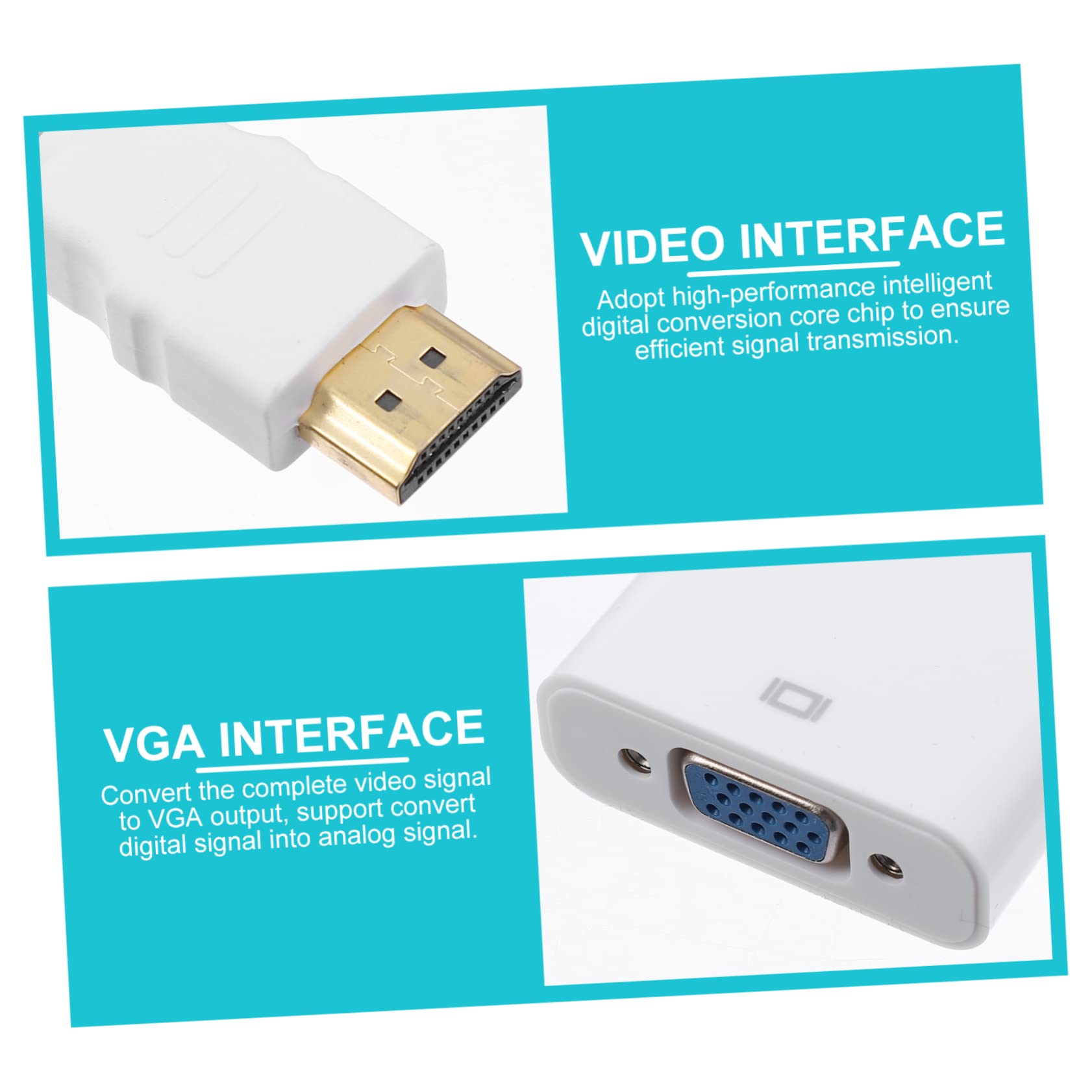 ARTIBETTER Vga Cable Adapter to Vga Converter Universal Signal Transmission Cable for Computers