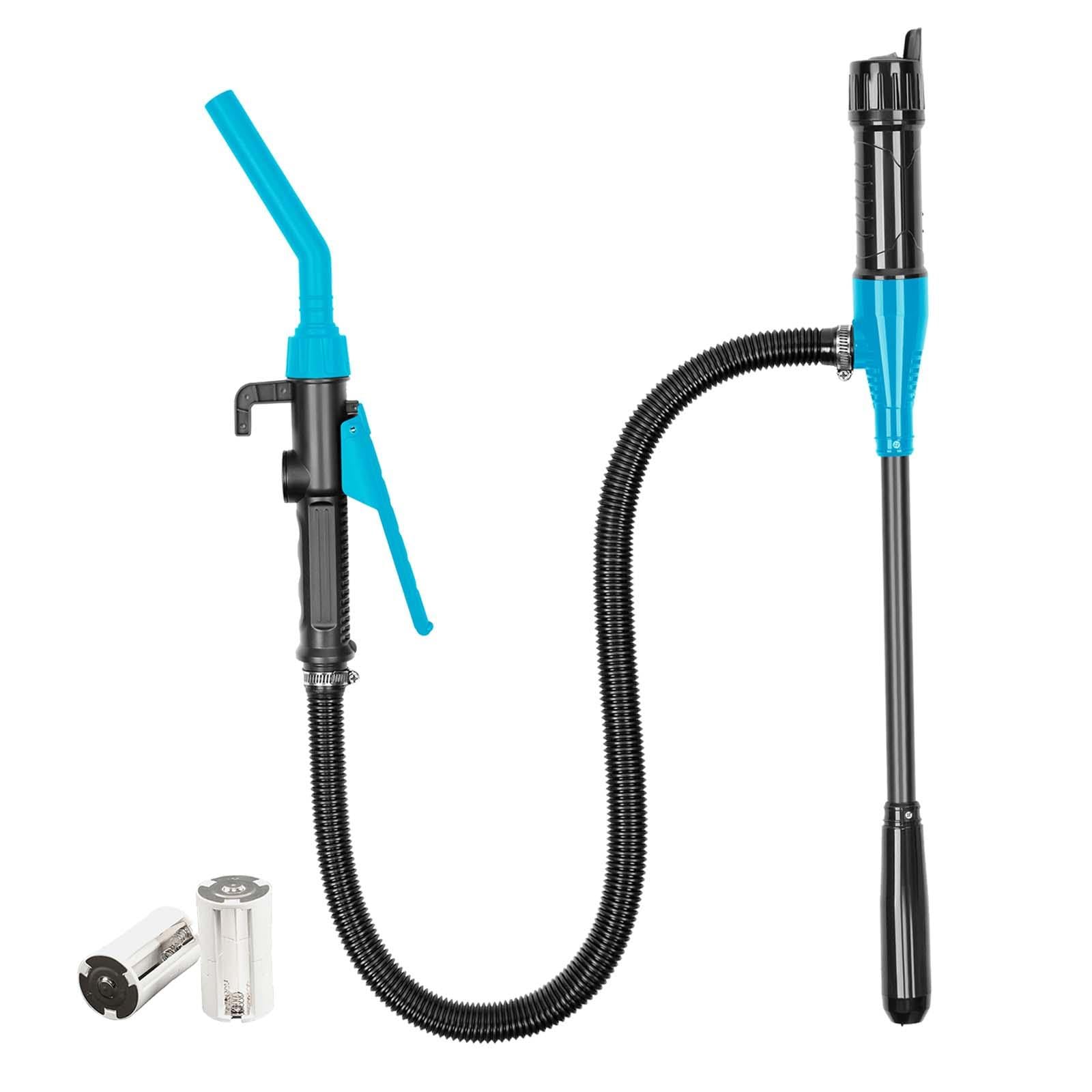 1set Automotive Handy Fluid Pump Gear Oil Pump Universal Fluid Extractor for Differential Fluid, Hose 90cm, Blue