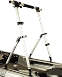 YakAttack CommandStand Universal Kayak Stand Assist Bar | Adjustable Width | Includes Paddle Holders & Accessory Mounts | Track or Flat Mount | Folding Frame | Made in USA