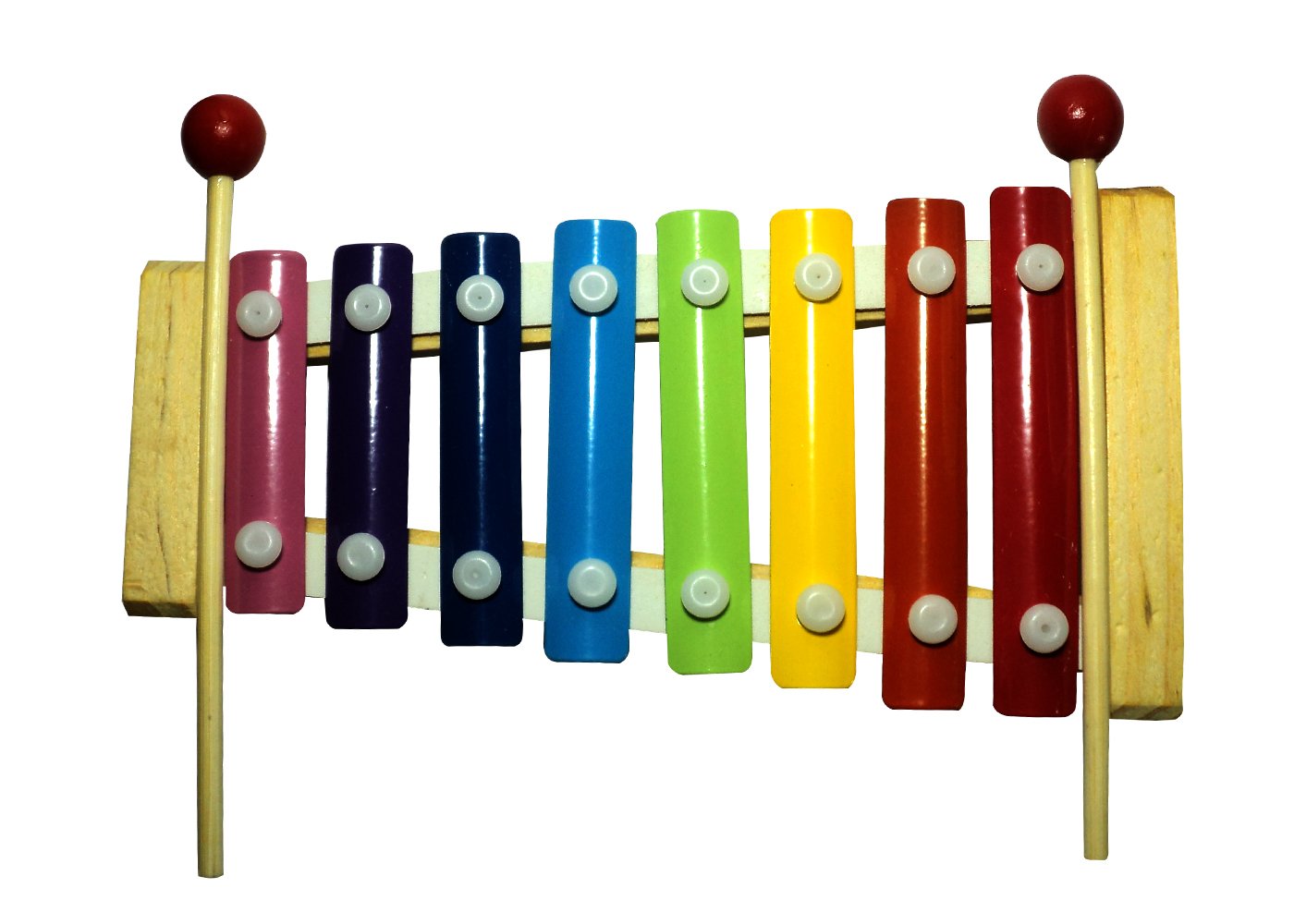 ISRE Xylophone with Bright MultiColored Keys, ChildSafe Wooden