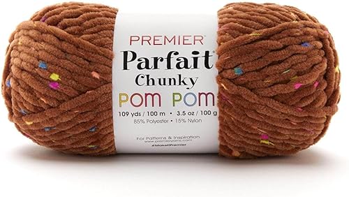 Miniatura 1 de Premier Yarns Parfait Chunky Pom Pom 2107-11 Caramelo Crujiente