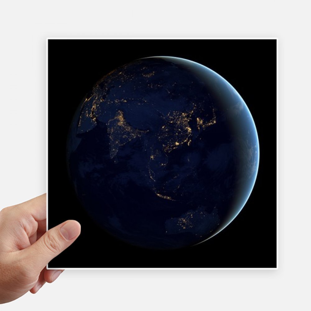 Autocollant planète Terre espace bleu résistant pour réparer et décorer valise