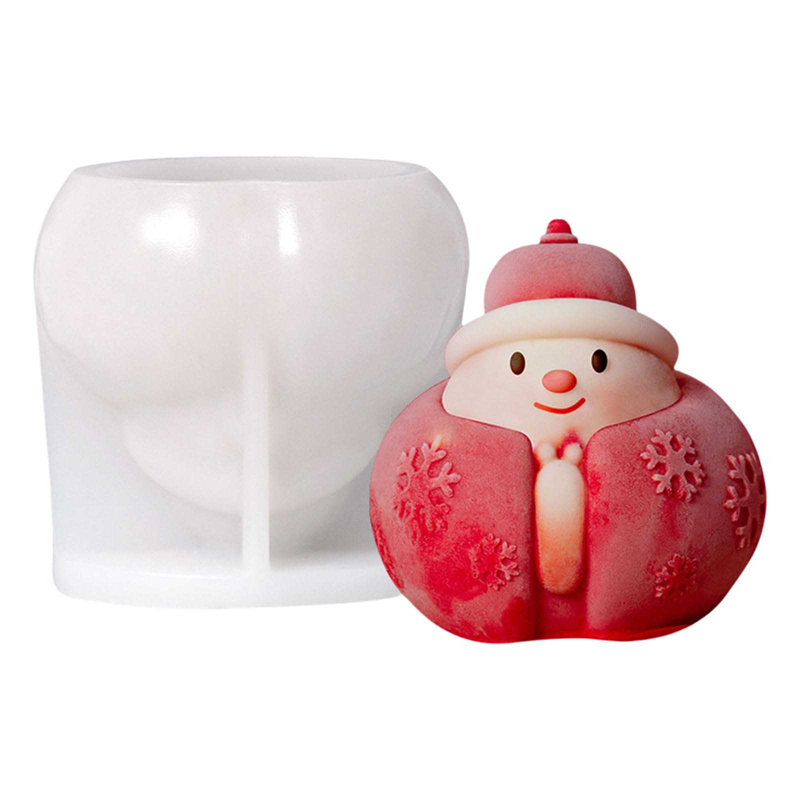 Xinsheinelry Christmas Santa Silicone Molds Nonstick Mousses Cake Molds Cake Decorating Tool for Truffles Cheesecakes Easily to Clean Chocolate Mold Nonstick Baking Tool Easily to Clean