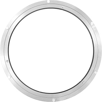 Aluminium Alloy Turntable Bearing Heavy Duty Lazy Susan Metal Rotating Hardware Turntable Bearing Ring Base Only 14 inch