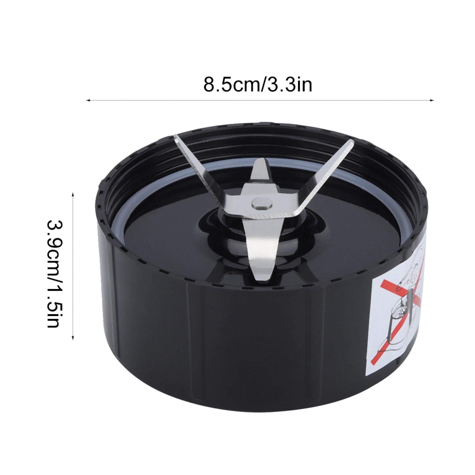 Ricambi lama a croce e piatta per lama frullatore, spremiagrumi 250W e mixer per Magic Bullet, Lama Di Ricambio (Portautensili a croce)