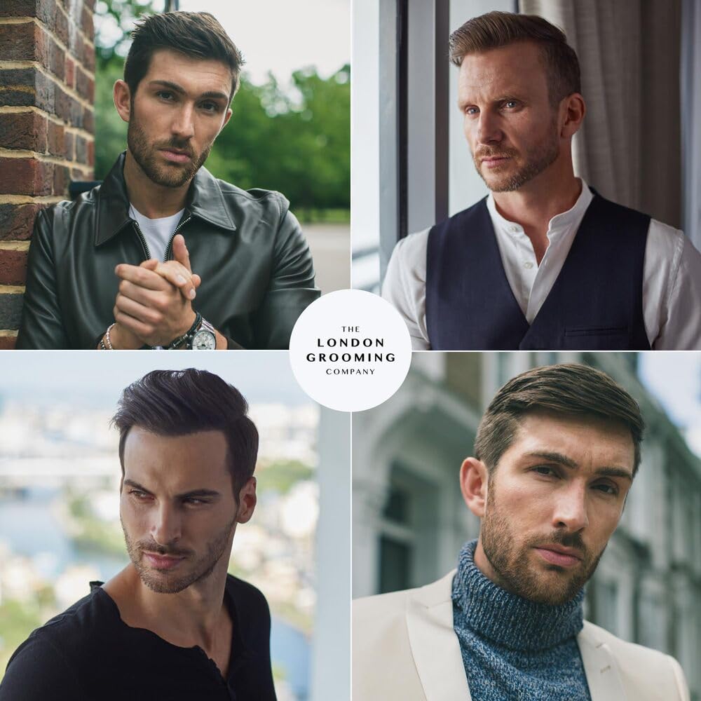 The London Grooming Company Herren-Haarpaste | Flexibler ganztägiger Halt | Natürliches Finish, 1,7 Fl Oz (50 ml)
