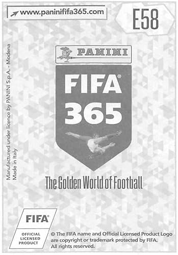 Miniatura 2 de 2017-18 Panini FIFA 365 Stickers Europe Soccer #E58 Andre Silva AC Milan Official Smaller Than Trading Card Sized Album Sticker in Raw (NM or