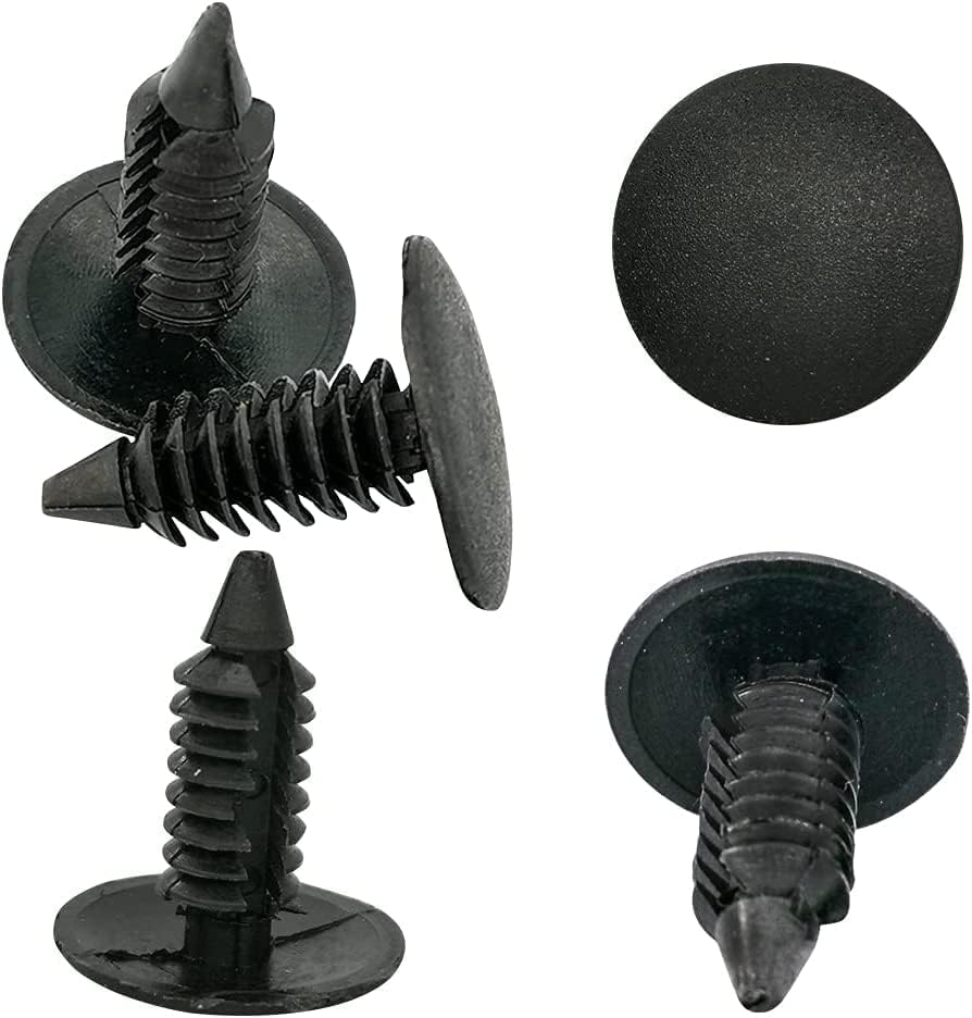 Miniatura 5 de Mean Mug Auto 3212-71320A 100 clips de remache para panel de moldura de 0.276 in con 5 piezas de herramientas de extracción de moldes, compatible