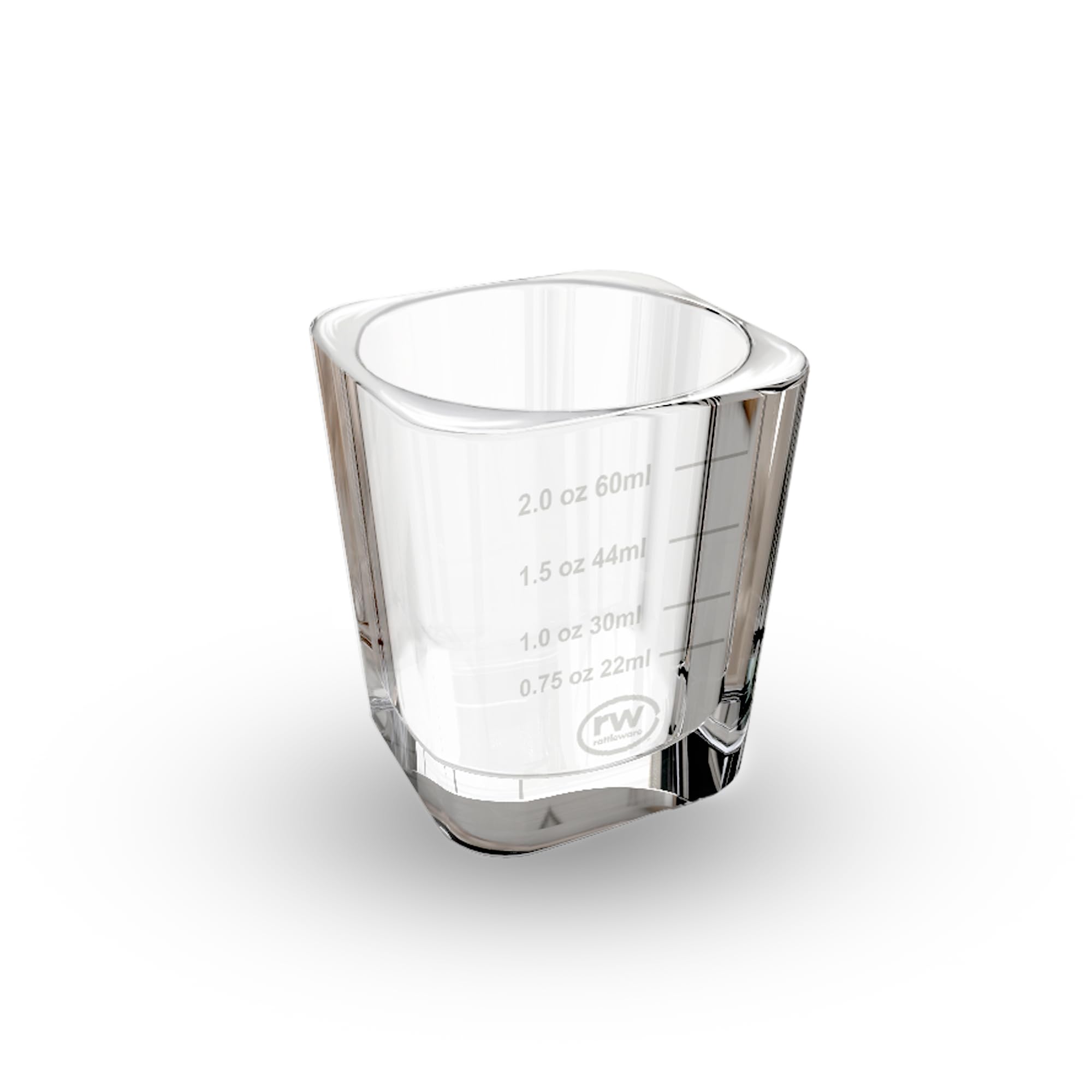 Rattleware Premium 3 Oz Measuring Shot Glass – Espresso, Measuring Cup and Small Measuring Glass for Bar Cart, Gatherings, Espresso Cups with Measurements, Measuring Cup Use