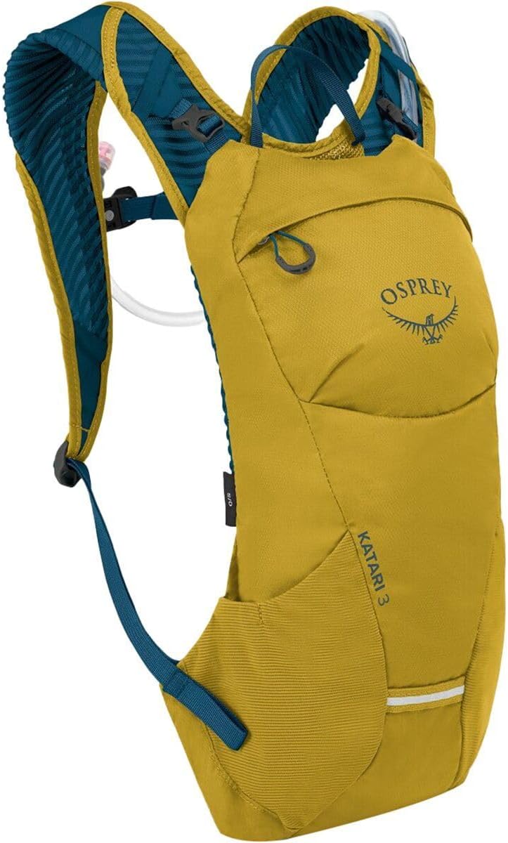 Osprey Katari 3L Men's Biking Backpack with Hydraulics Reservoir, Primavera Yellow