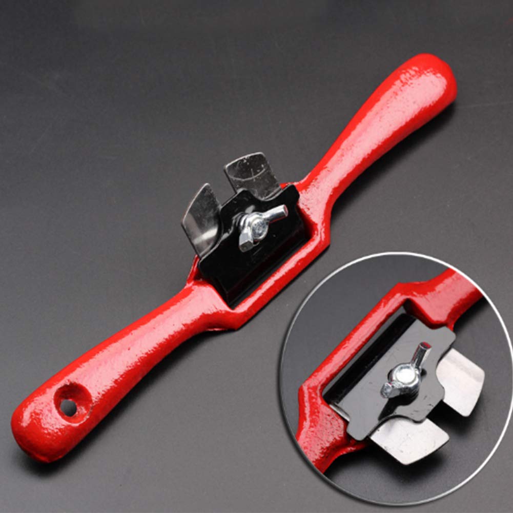 Porches de Trabajo de Madera Ajustables, Arte de Madera Corte de Borde de Corte Radio Shave con Base Plana, Herramienta de Mano de Hoja de Metal para artesanía de Madera, Quemador de Madera (2 PC)