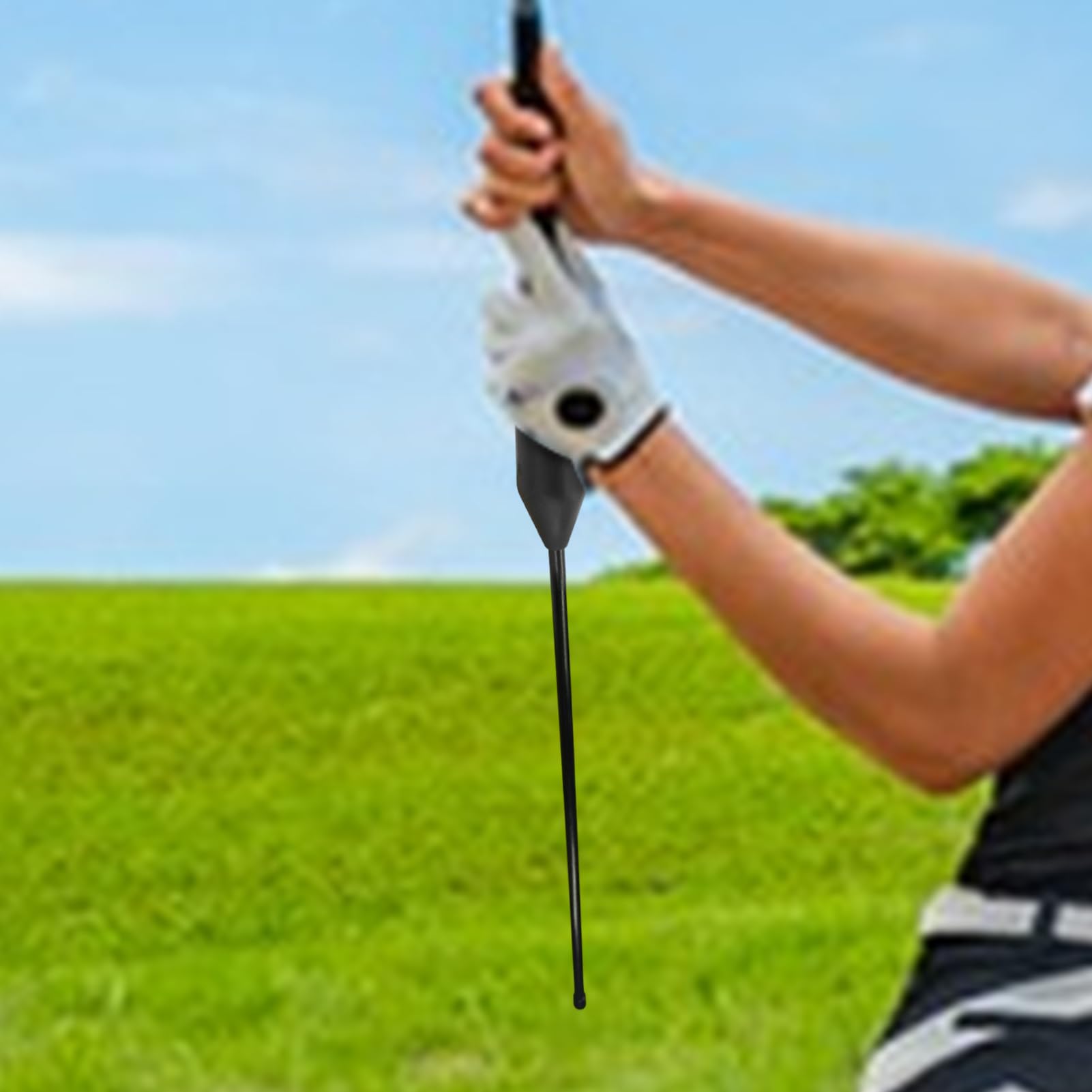 Golf-Schwingtrainer: Golfschläger-Korrekturwerkzeug, Aufwärmübung, Hilfe für das Distanzkontrolle-Training, Entwicklungszubehör D