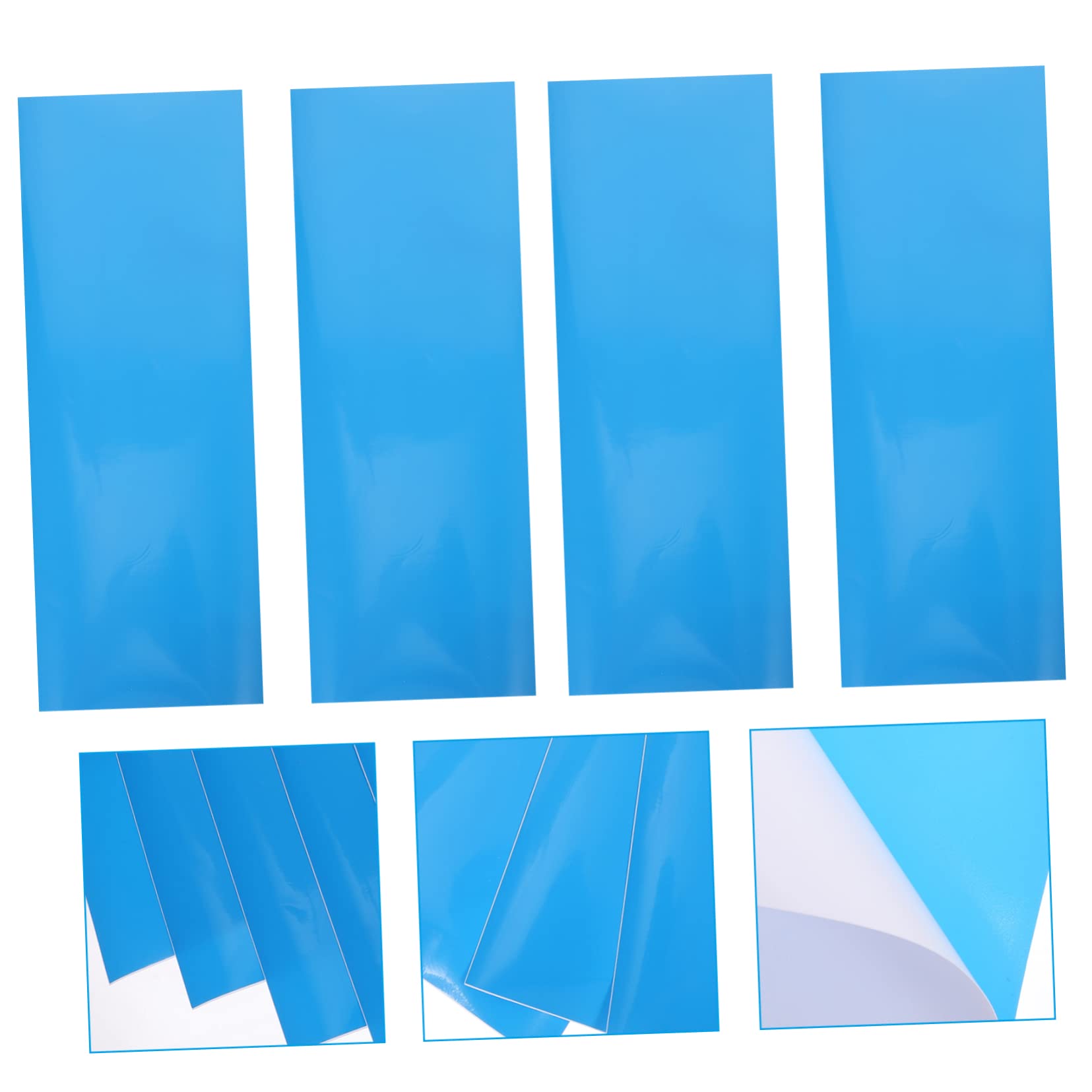 INOOMP PVC Re Colle Vinyle Revêtement De Piscine Re Kit Lits Pneumatiques Re Patch Bouée Re Patch Vinyle Re Patch Kit Revêtement De Piscine Re Patch Étanche Re Patch Bleu