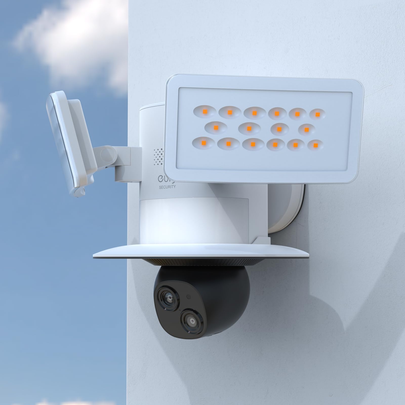 Osłona przeciwdeszczowa do eufy Security Floodlight Camera E340, osłona przeciwsłoneczna, akcesoria do kamery E340, chroni Twój Floodlight CameraE340 przed deszczem, promieniowaniem UV, kurzem