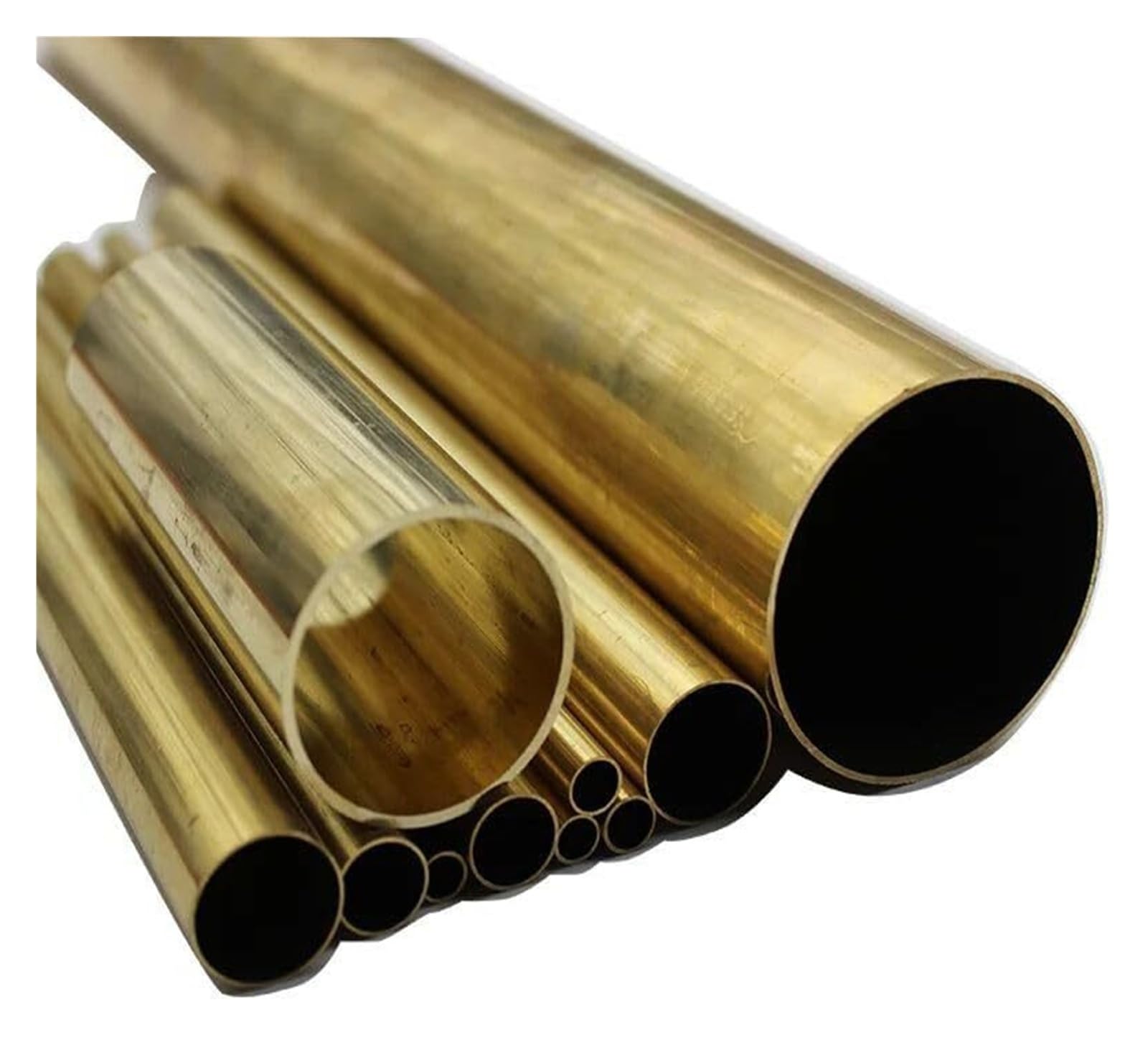 Rurki mosiężne do uchwytów noży i prętów podporowych, uniwersalne do projektów DIY(50x1x200mm)