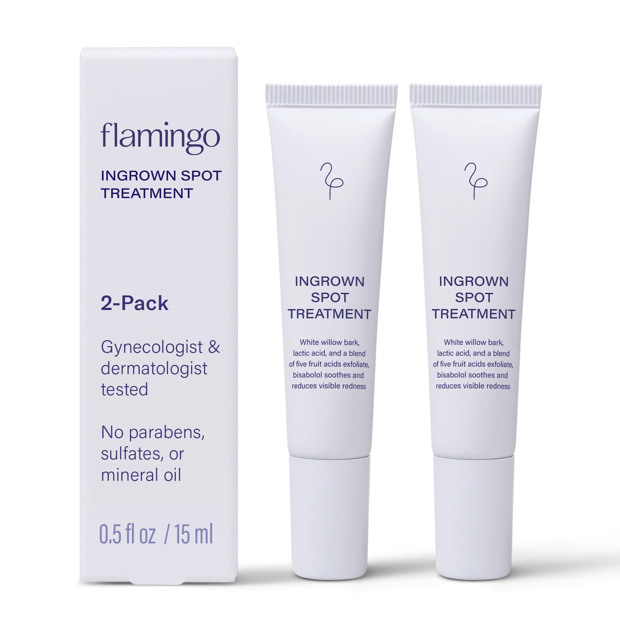 Flamingo Ingrown Hair Treatment - 0.5 fl oz (2 Pack) 0.5 Fl Oz (Pack of 2)